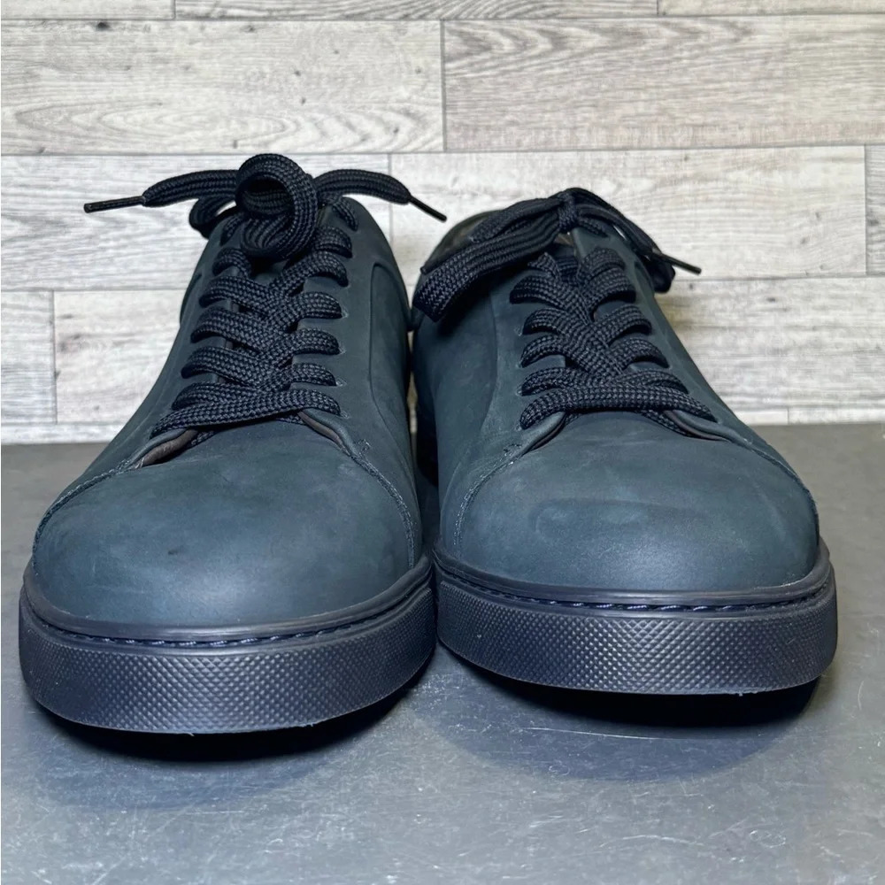🌻 Charles Tyrwhitt Navy Blue Nubuck Trainer *no box* Men's UK 9 - Picture 5 of 13